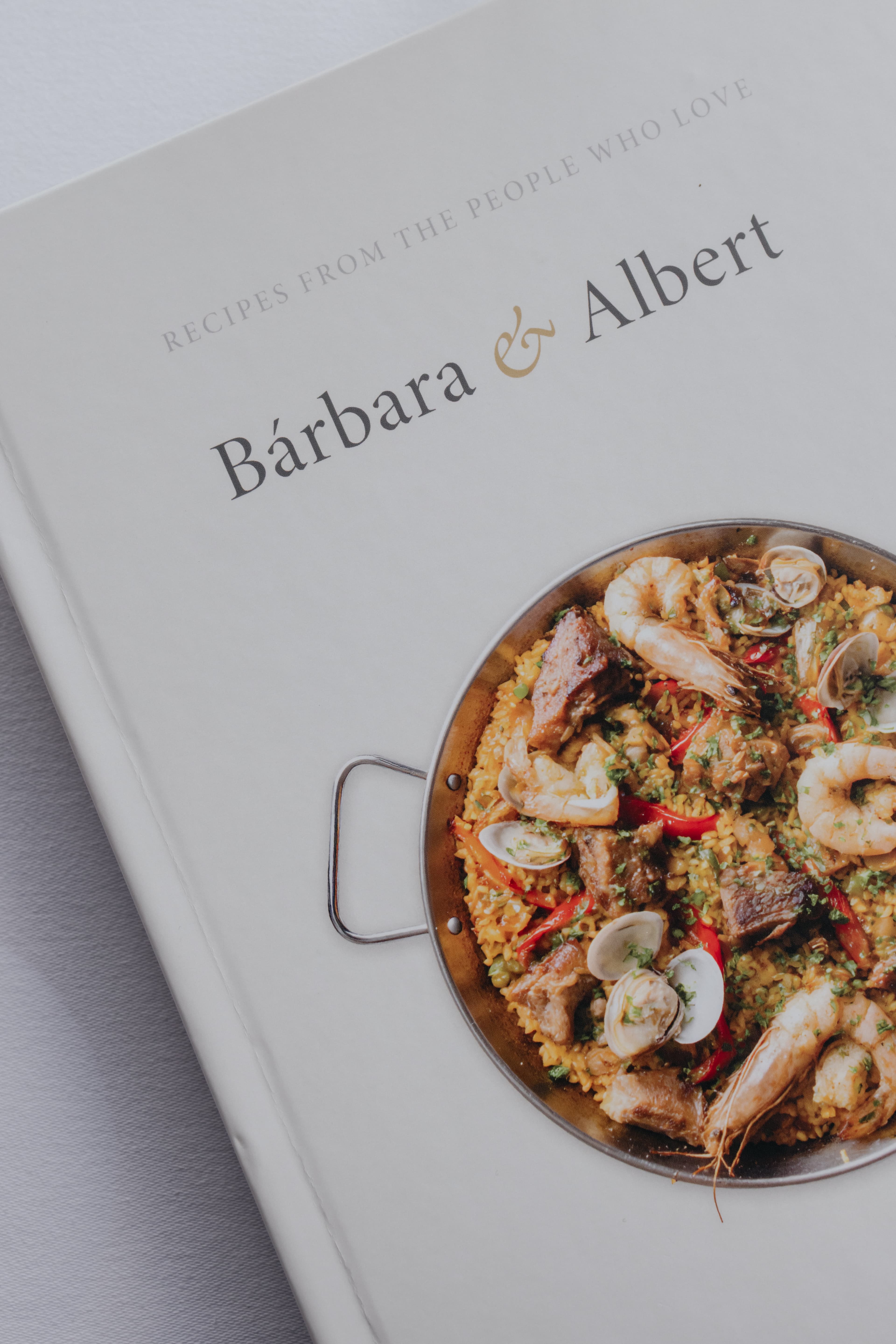 The hardcover cookbook, cover up
