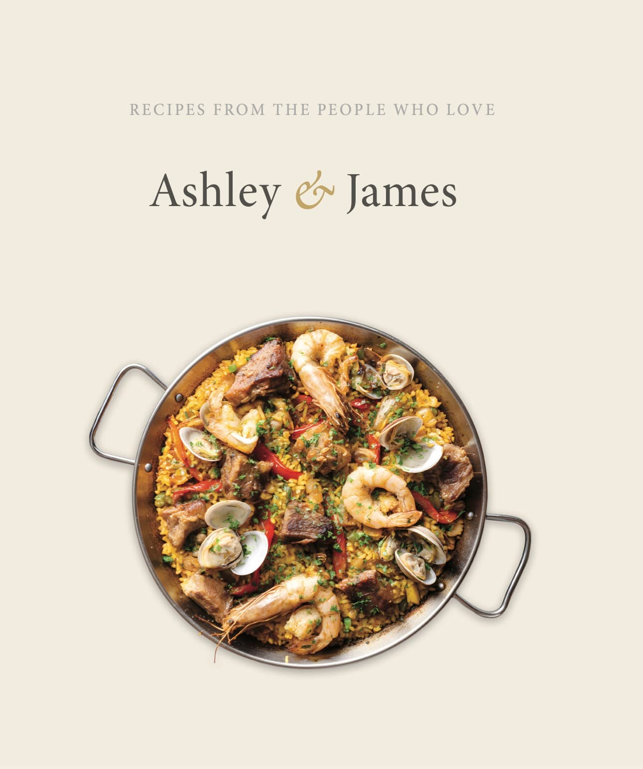 Small Plates wedding cookbook — hardcover front