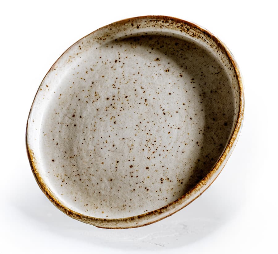 Artisanal ceramic plate